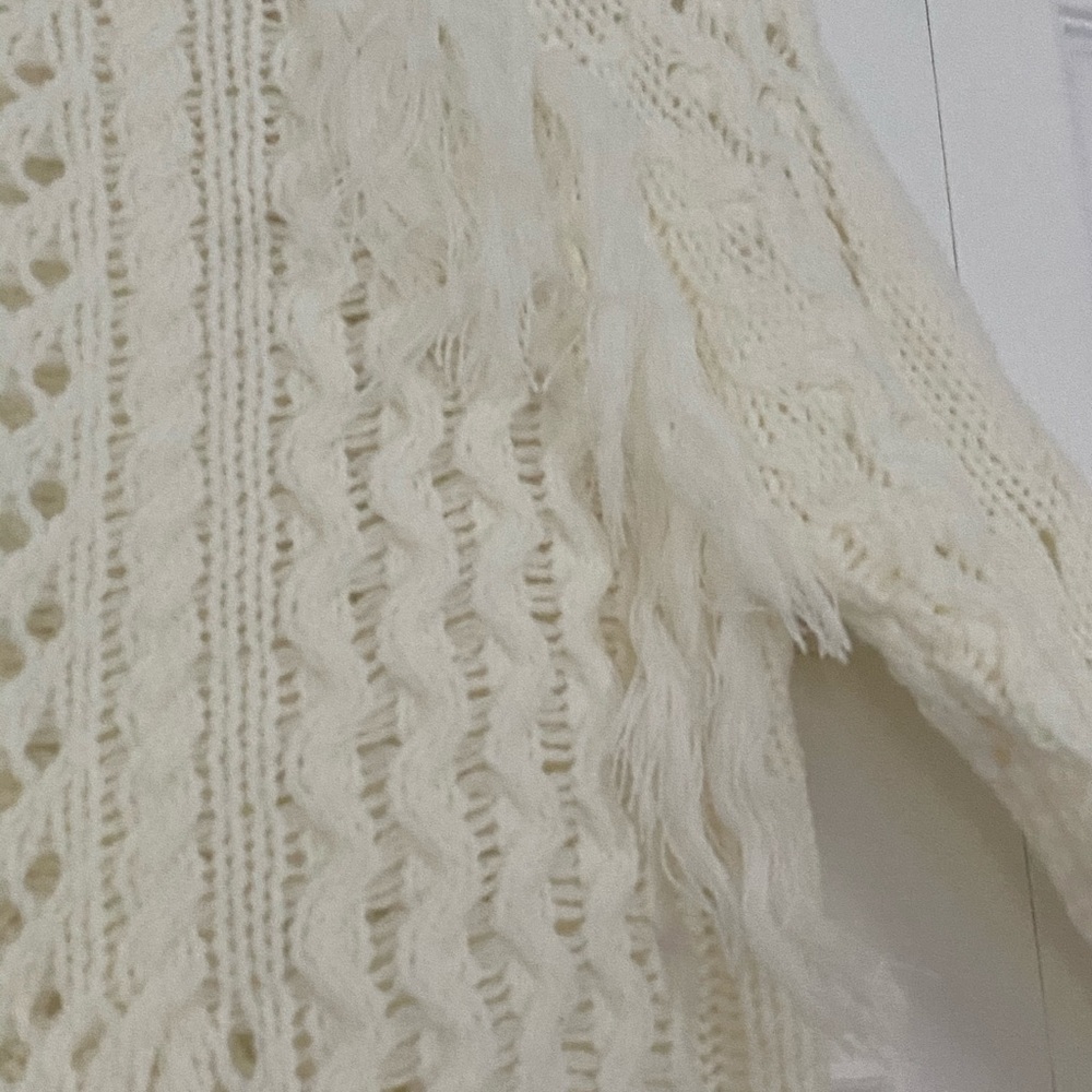 Cable sweater